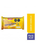 Galletas MARQUESITAS Sabor a Vainilla Paquete 6unidades