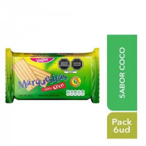 Galletas MARQUESITAS con sabor a Coco Paquete 6unidades