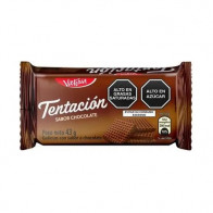 Galleta VICTORIA Tentación Sabor de Chocolate Bolsa 43g Paquete 6unidades