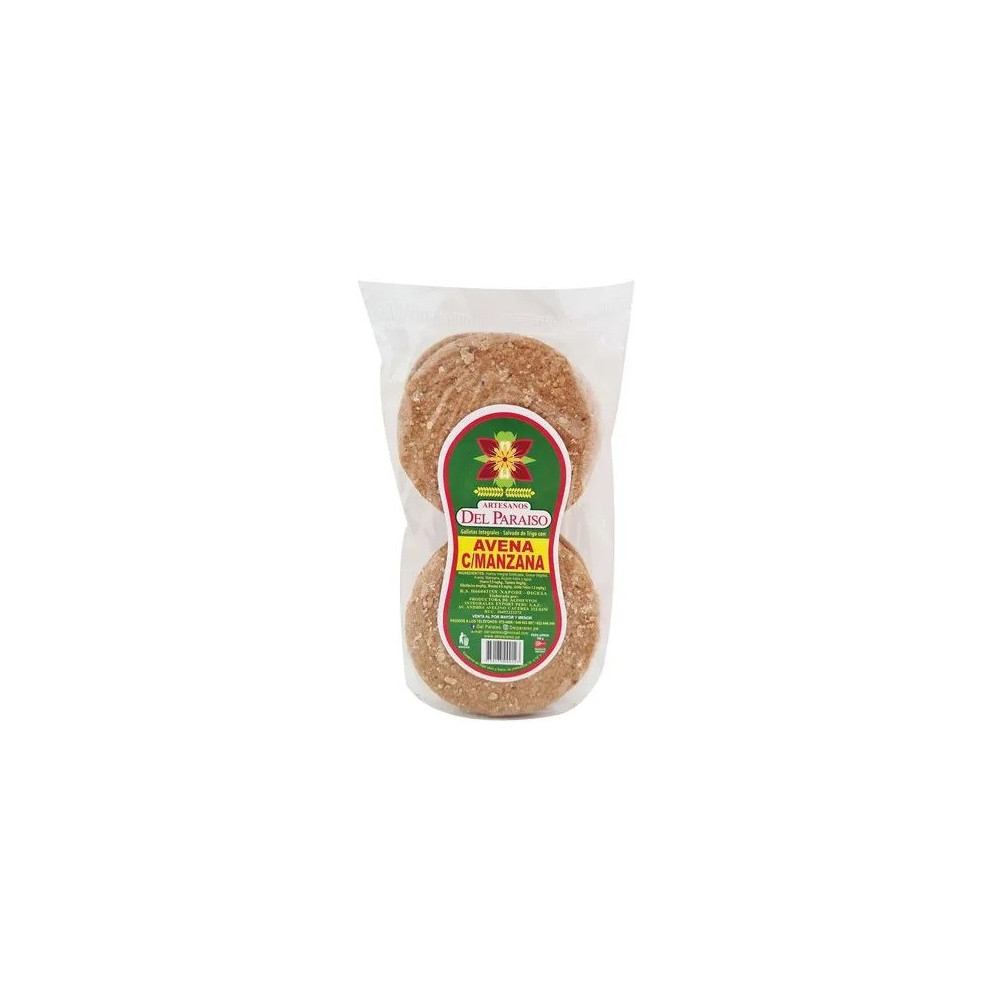 Galletas DEL PARAISO Avena & Manzana 100g Galletas DEL PARAISO Avena & Manzana 100g