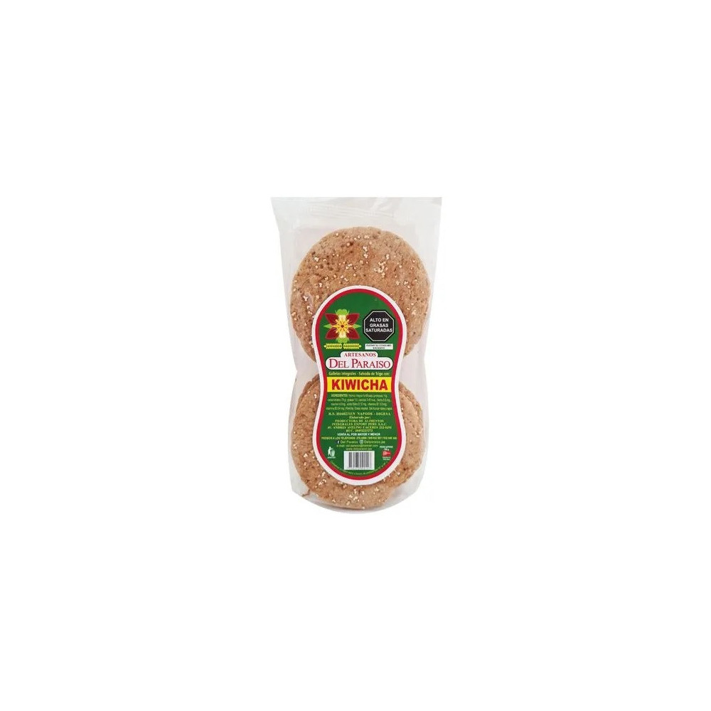Galletas Integrales DEL PARAÍSO Kiwicha Bolsa 100g Galletas Integrales DEL PARAÍSO Kiwicha Bolsa 100g