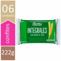 Galletas Integrales COSTA con Salvado de Trigo Paquete 6unidades