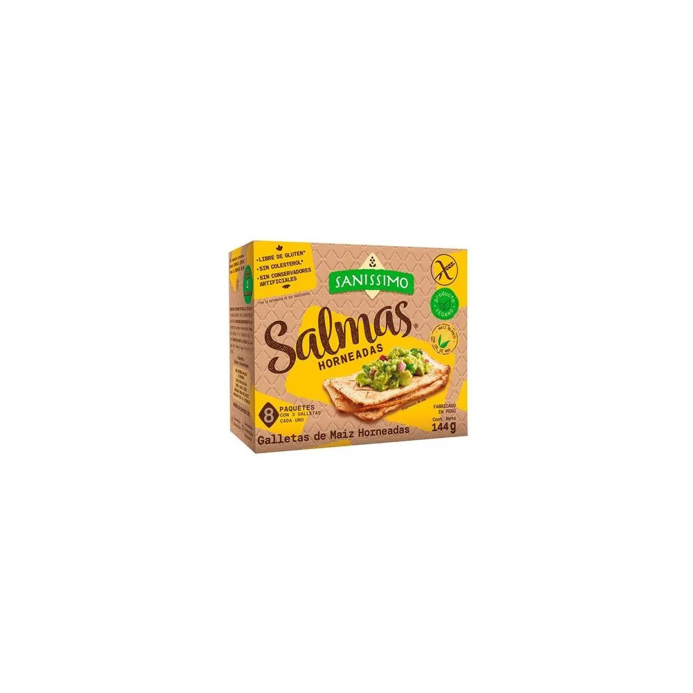 Galletas de Maíz SALMAS Horneadas Caja 144g