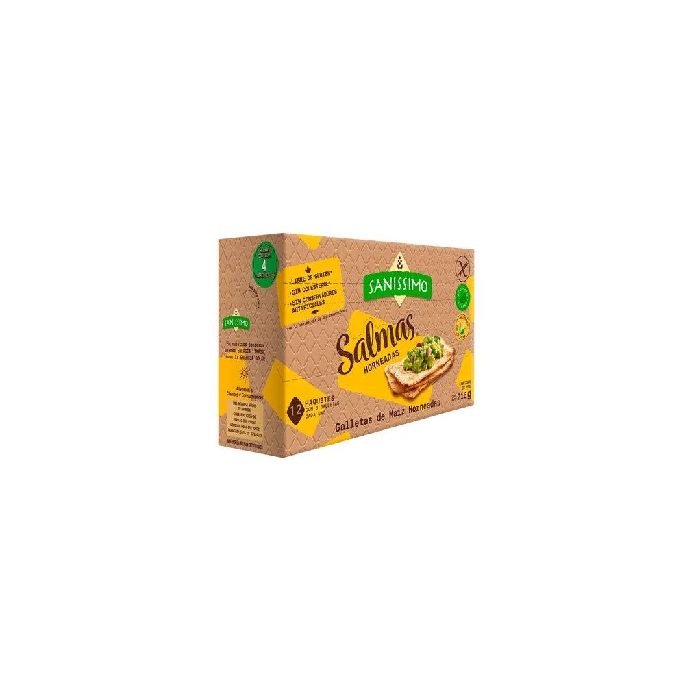 Galletas de Maíz SALMAS Horneadas Caja 216g
