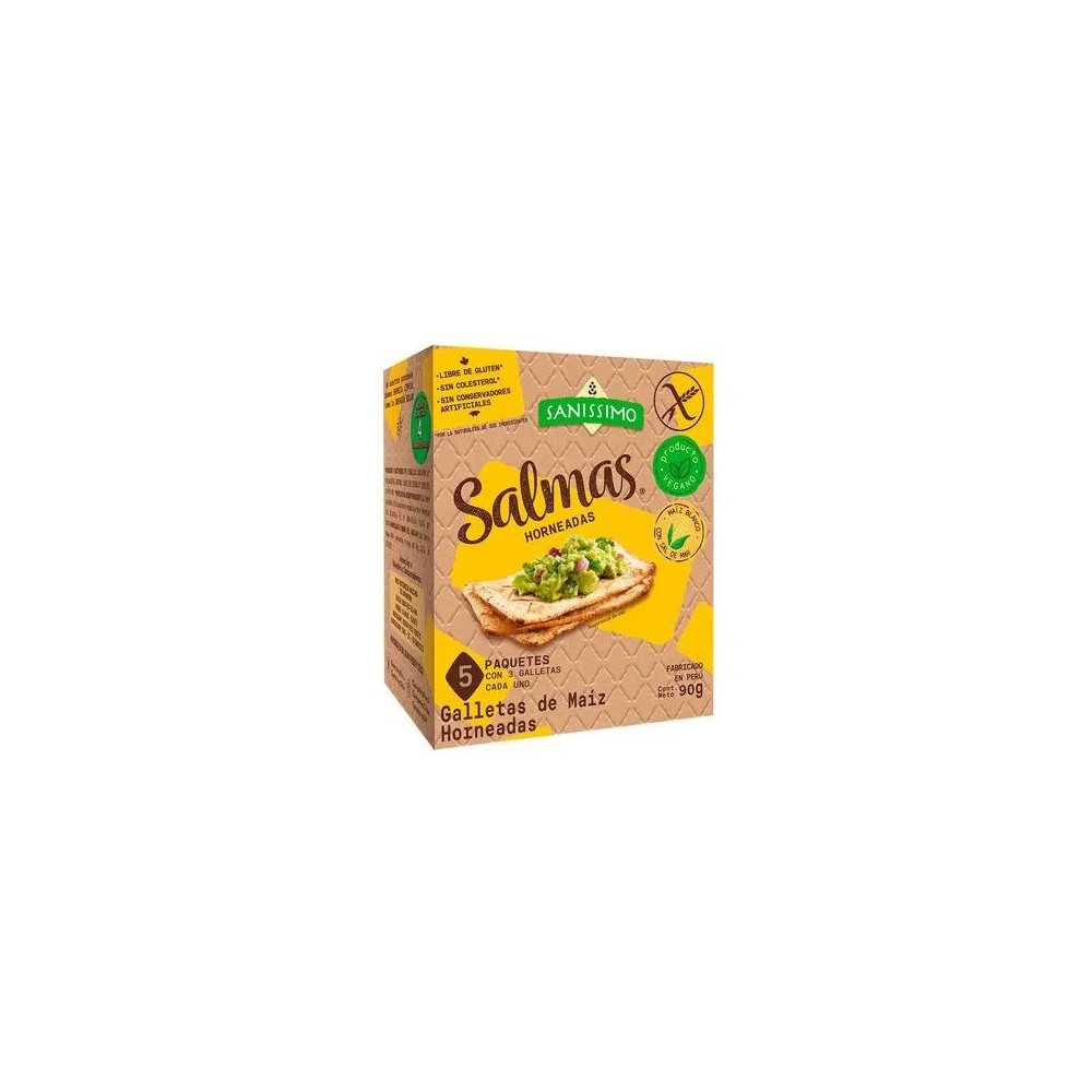 Galletas de Maíz SALMAS Horneadas Caja 90g