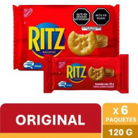 Galletas Saladas RITZ sabor Original Paquete 6unidades