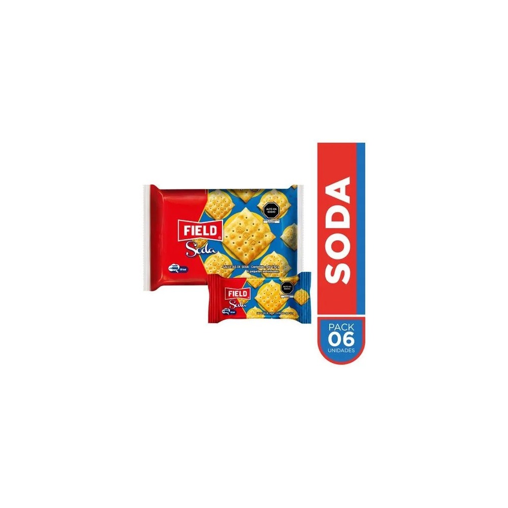 Galletas Saladas FIELD Soda Paquete 6unidades