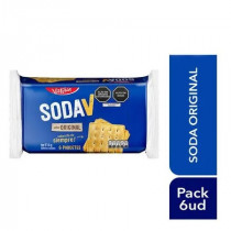 Galletas de Soda SODA V Paquete 6unidades