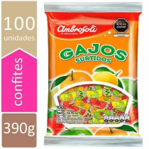 Caramelos AMBROSOLI Gajo frutas Bolsa 100Un