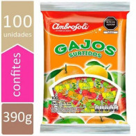 Caramelos AMBROSOLI Gajo frutas Bolsa 100Un