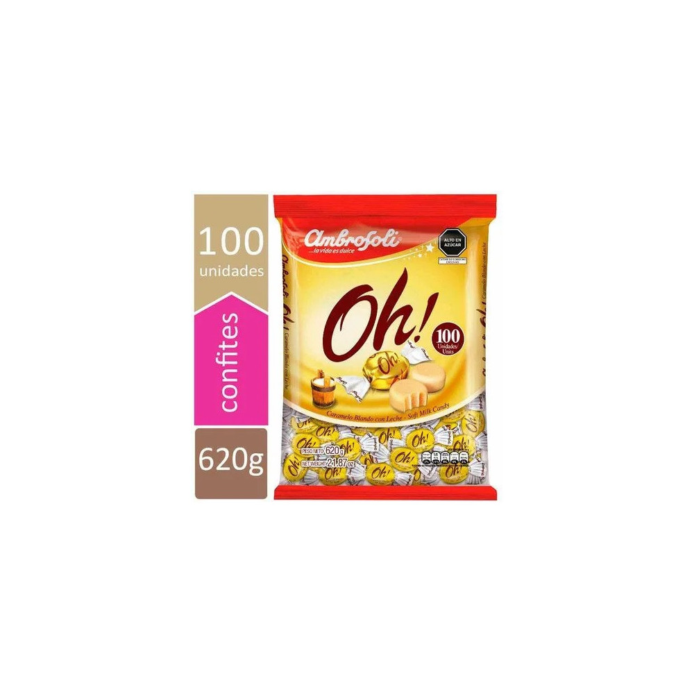 Caramelos AMBROSOLI Blando de leche Bolsa 620Gr