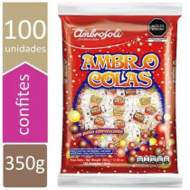 Caramelos AMBROSOLI Rojo, Amarillo, Cola Negro Bolsa 100unidaes