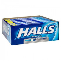 Caramelos HALLS Menthol Lyptus Caja 12unidades