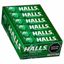Caramelos HALLS 9S Yerbabuen Paquete 12unidades