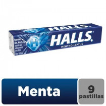 Caramelos HALLS Menta Eucalipto Paquete 9unidades