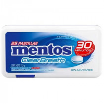 Pastillas de Menta MENTOS Clearbreath Peppermint Paquete 17.5g