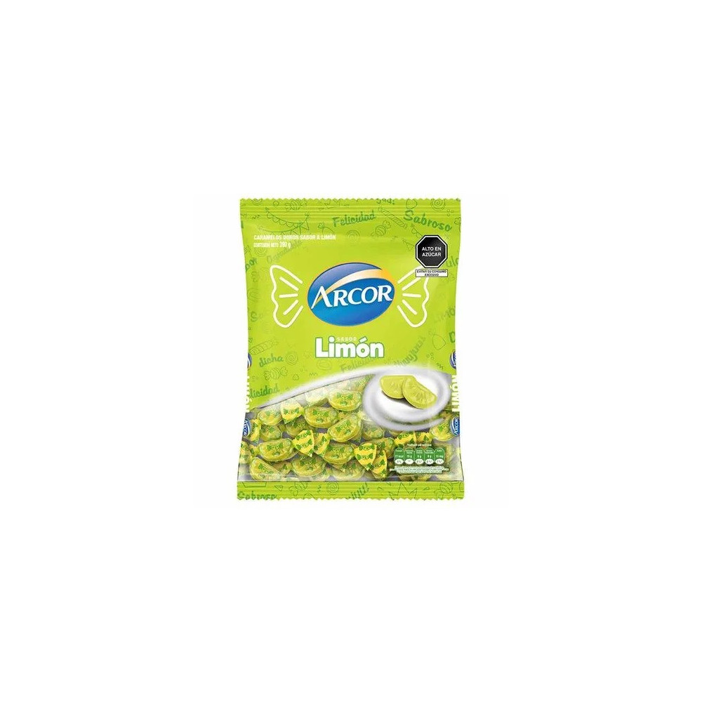 Caramelos ARCOR Limón Bolsa 100Unidades