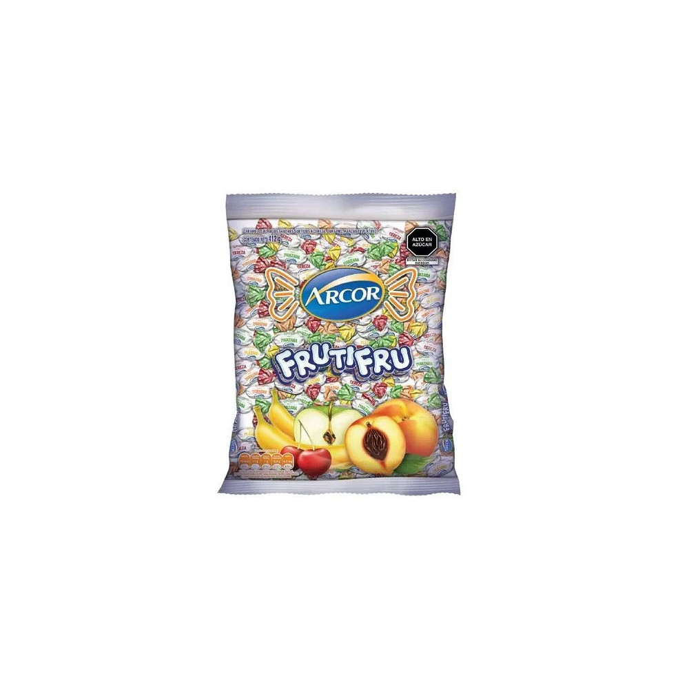 Caramelos Masticables de Fruta ARCOR Bolsa 412g