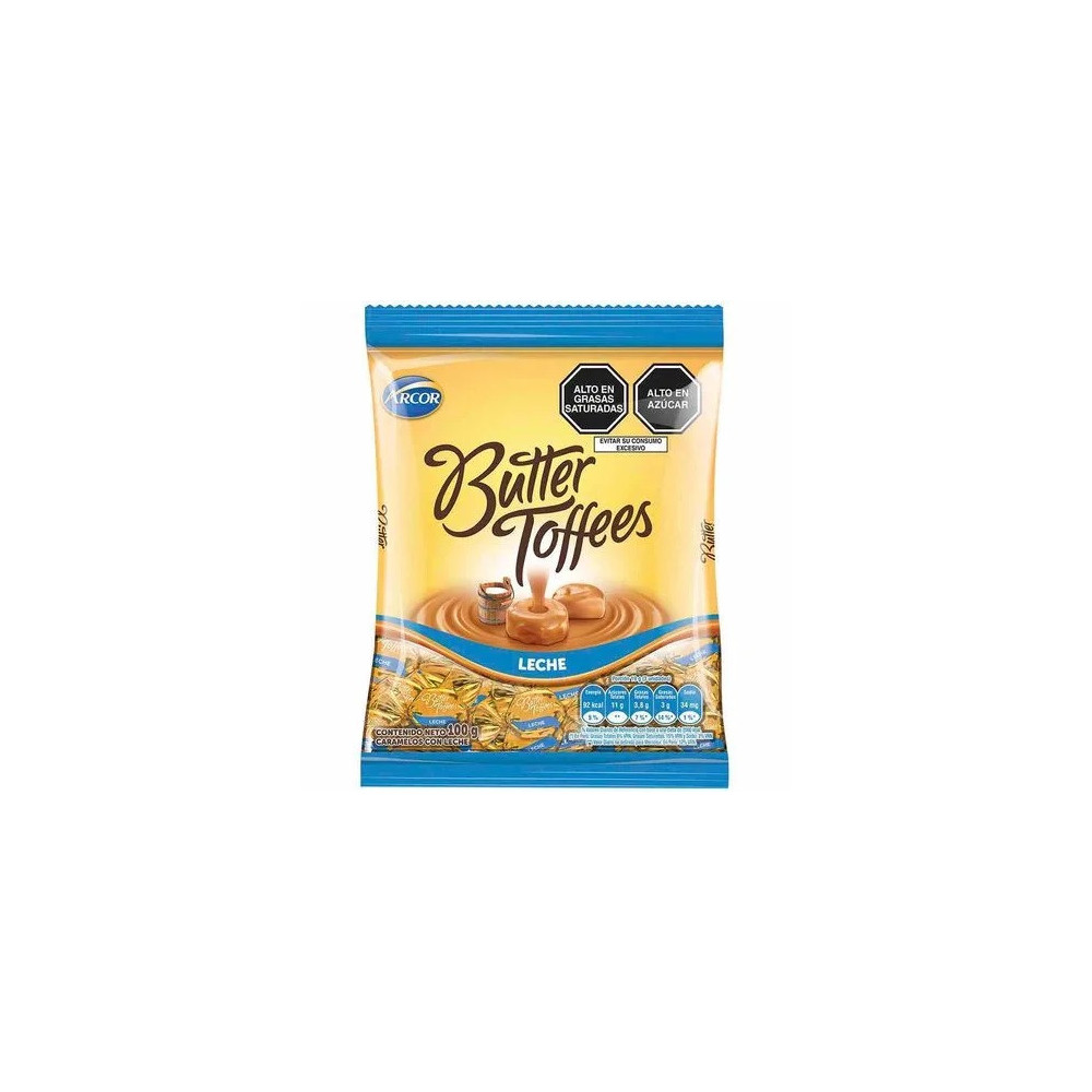 Caramelos con Leche BUTTER TOFFEES Bolsa 390g Caramelos con Leche BUTTER TOFFEES Bolsa 390g