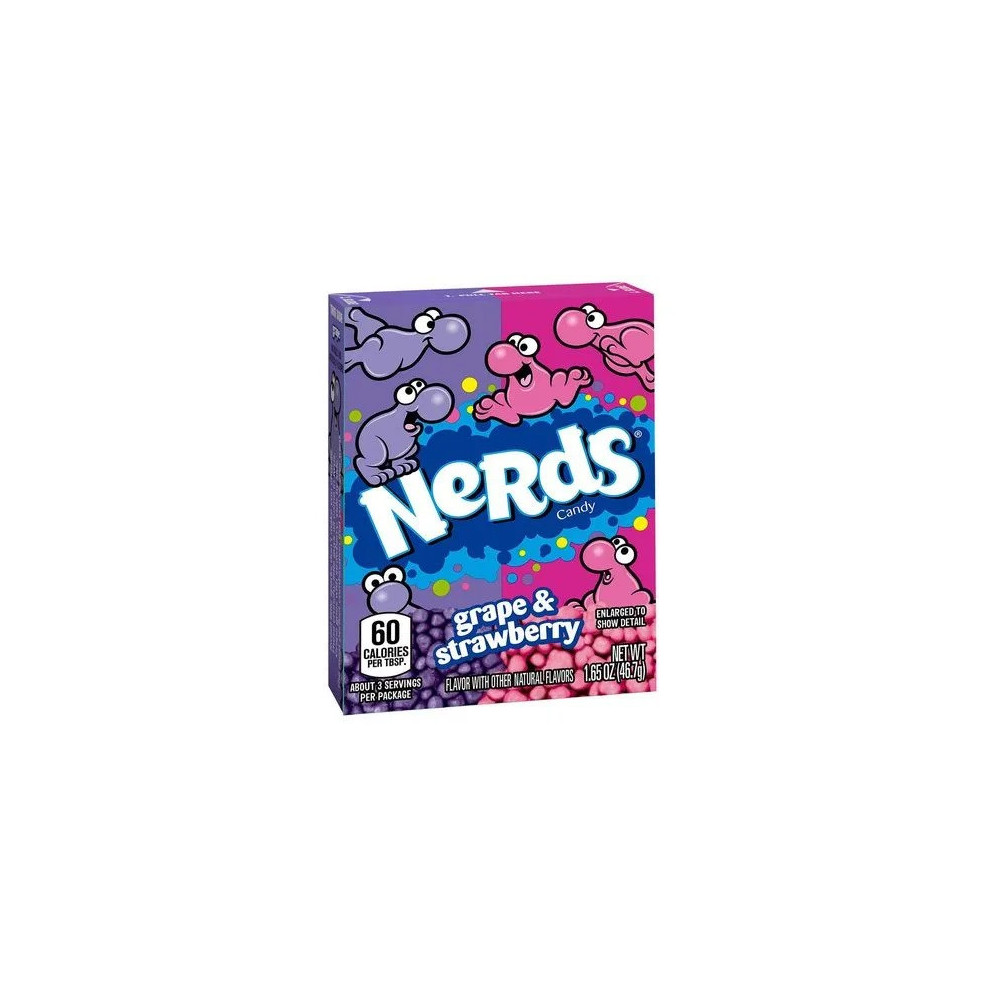 NERDS Grape & Strawberry Paquete 46.7g