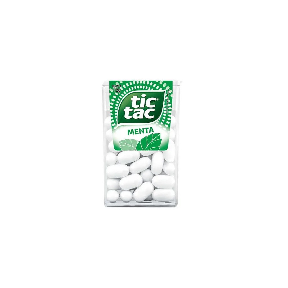 Caramelos TIC TAC Menta Envase 16g Caramelos TIC TAC Menta Envase 16g