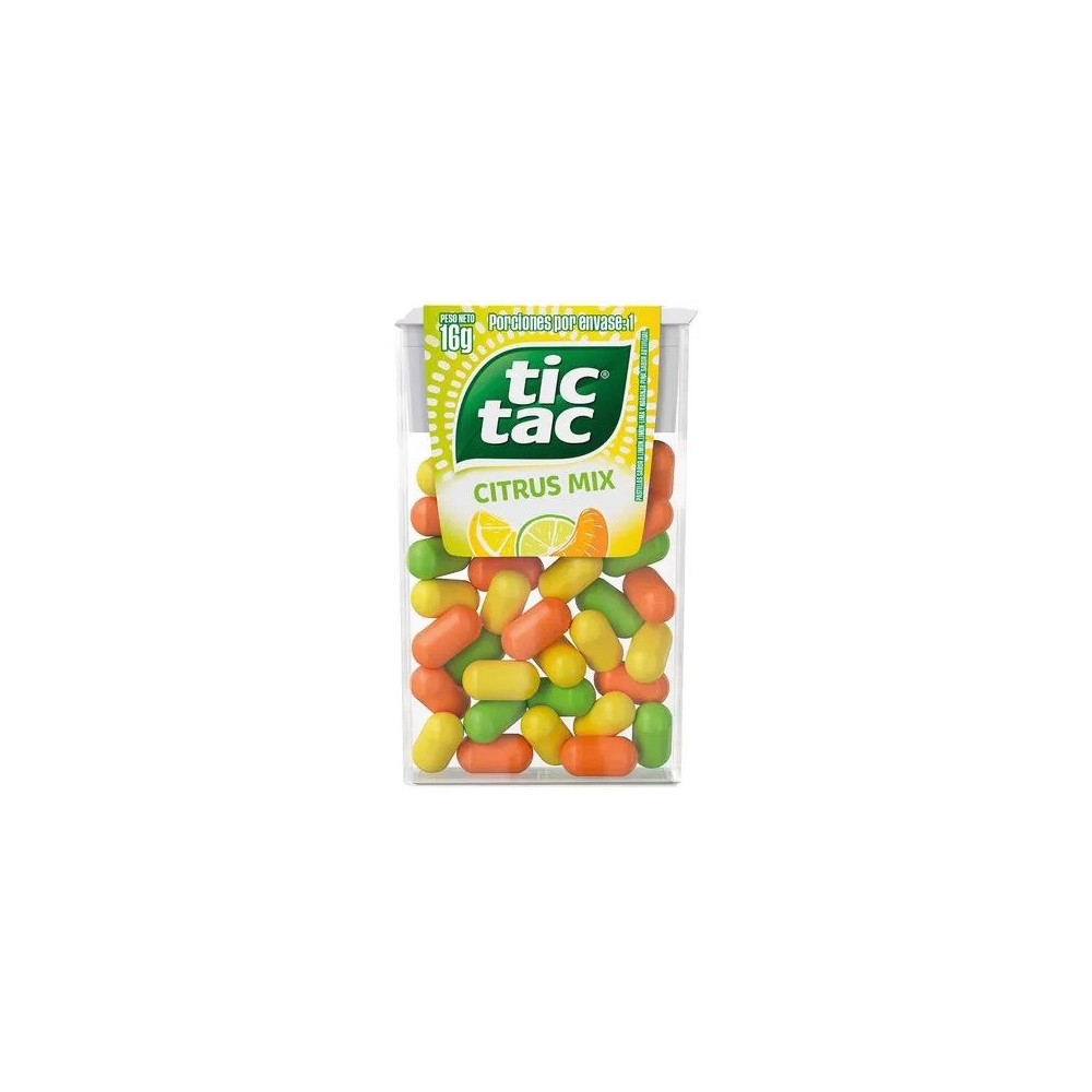 Caramelos TIC TAC Citrus Mix Pote 16g