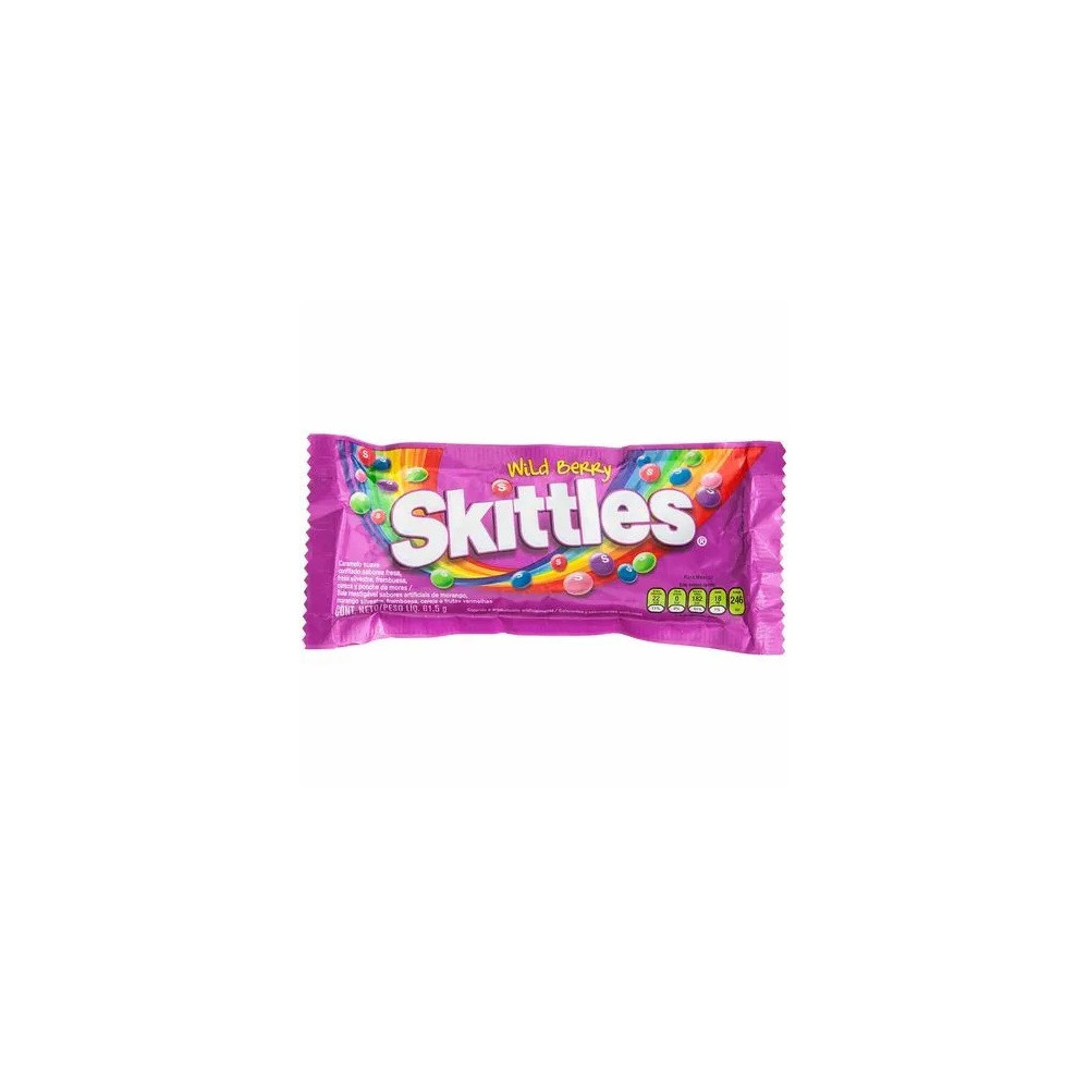 Caramelos SKITTLES WILD BERRY Sabor de frutas Bolsa 2.17Oz