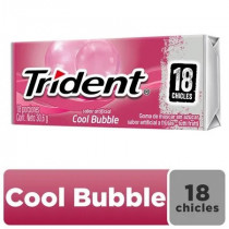 Chicle TRIDENT Sin Azúcar sabor Tutti Frutti Envase 18unidades