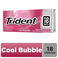 Chicle TRIDENT Sin Azúcar sabor Tutti Frutti Envase 18unidades