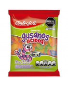 Gomitas AMBROSOLI Gusanos Ácidos Bolsa 90g