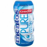 Goma de Mascar con Centro Líquido MENTOS Fresh Mint Frasco 30g