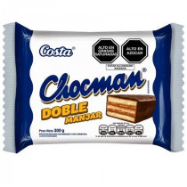 Bizcocho Relleno con Doble Manjar COSTA Chocman Bolsa 6unidades