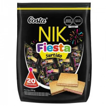 Wafer COSTA Nik Fiesta Surtido Bolsa 20unidades