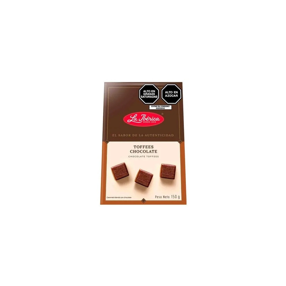 Toffee LA IBERICA Chocolate Caja 150Gr