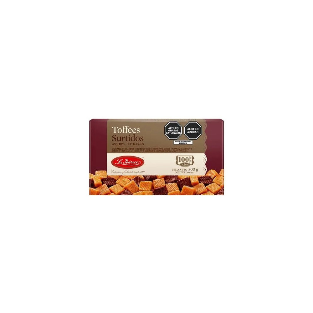 Toffee LA IBERICA Surtidos Caja 300Gr Toffee LA IBERICA Surtidos Caja 300Gr