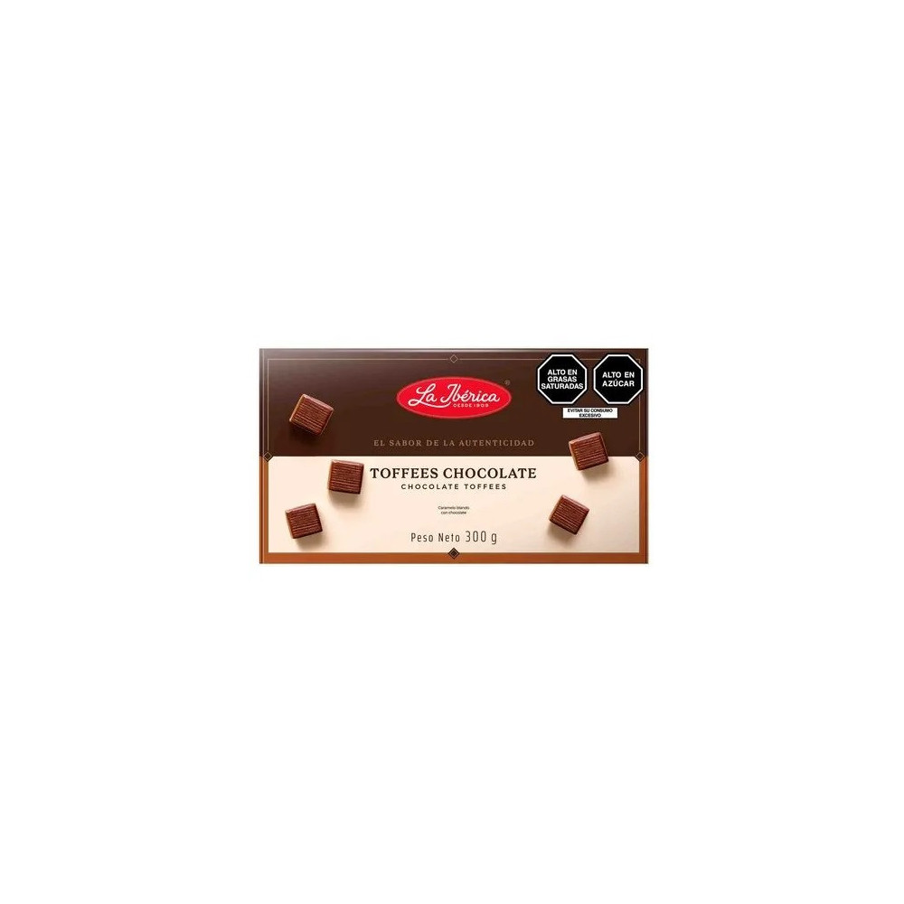 Toffees LA IBERICA Chocolate Bolsa 300Gr