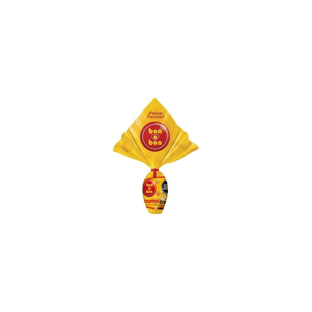 Huevo de Pascua BON O BON Chocolate con Leche Paquete 55g