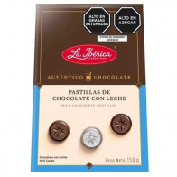 Chocolate LA IBÉRICA PASTILLAS DE LECHE De leche en pastillas Caja 150g