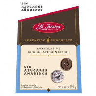 Pastillas de Leche sin Azúcar LA IBÉRICA Caja 150g