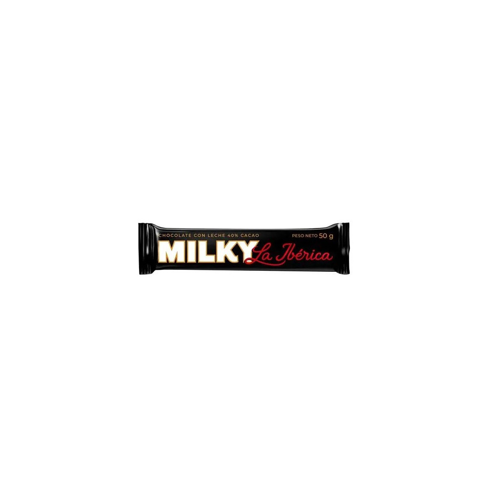 Chocolate de Leche en Barra LA IBÉRICA MILKY Envoltura 50g