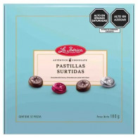 Chocolate LA IBÉRICA PASTILLAS SURTIDAS De leche y chocolate Caja 180g