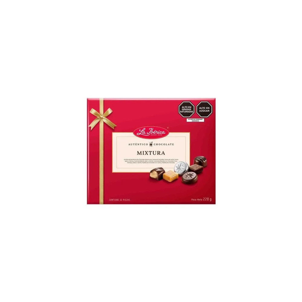 Chocolate LA IBÉRICA Mixtura Caja 220g Chocolate LA IBÉRICA Mixtura Caja 220g