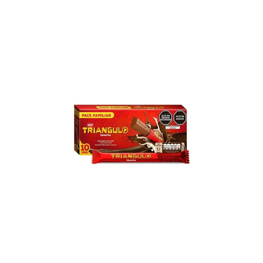 Chocolate TRIÁNGULO Clásico Caja 10unidades Chocolate TRIÁNGULO Clásico Caja 10unidades