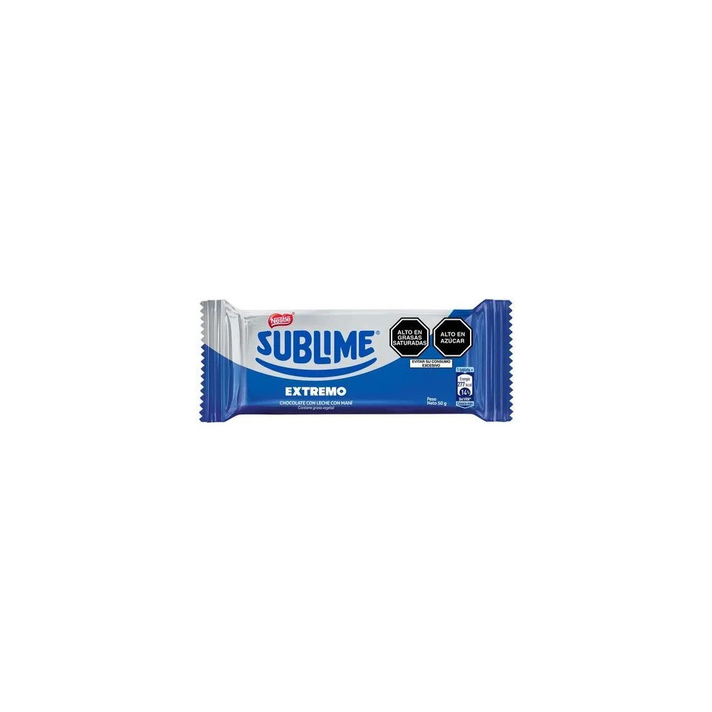 Chocolate NESTLÉ Sublime Extremo Paquete 50g Chocolate NESTLÉ Sublime Extremo Paquete 50g