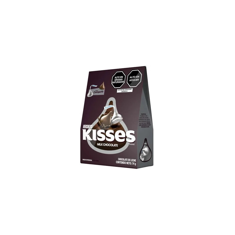 Chocolate HERSHEYS Kisses con Leche Caja 74g