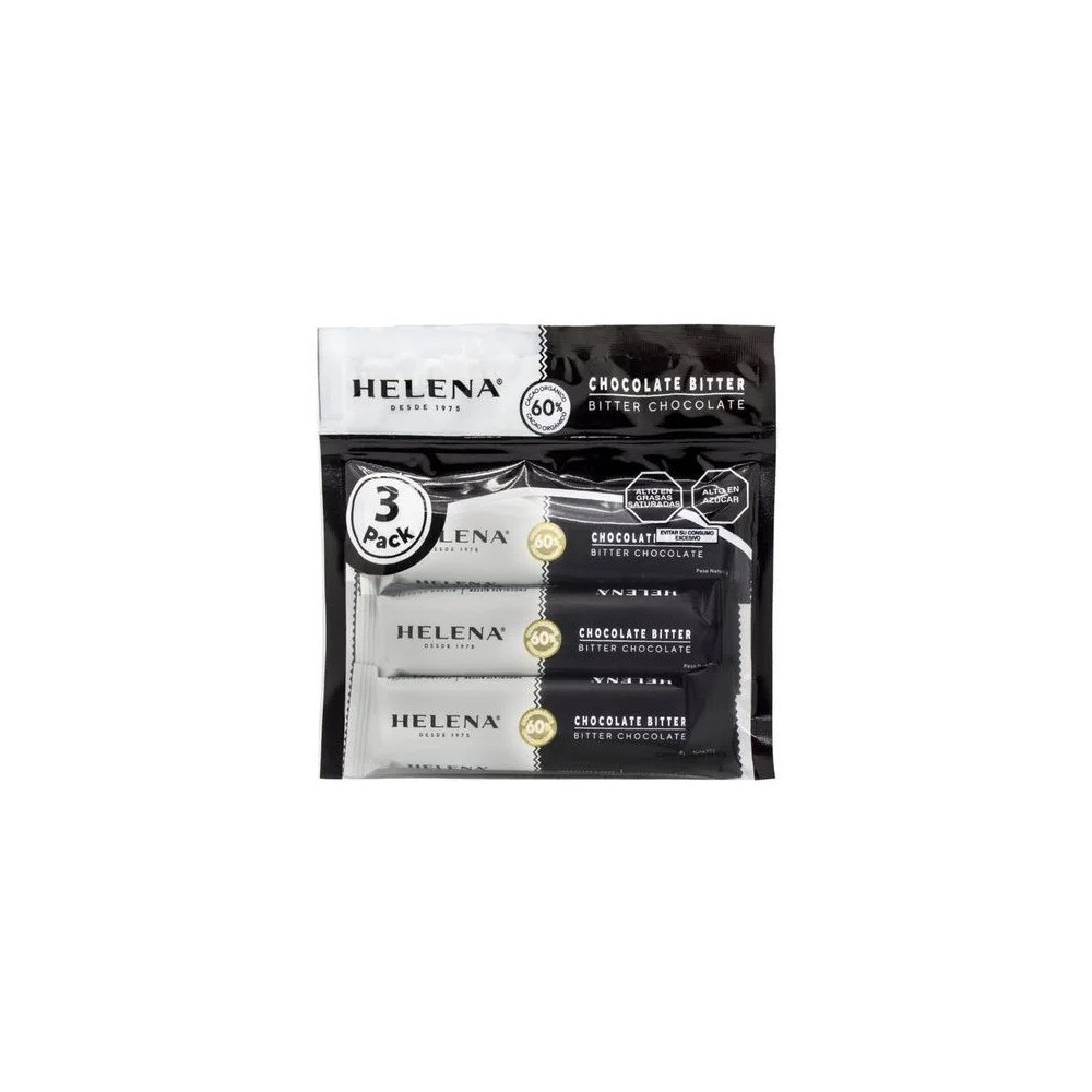 Barra de Chocolate Bitter 60% HELENA Caja 150g