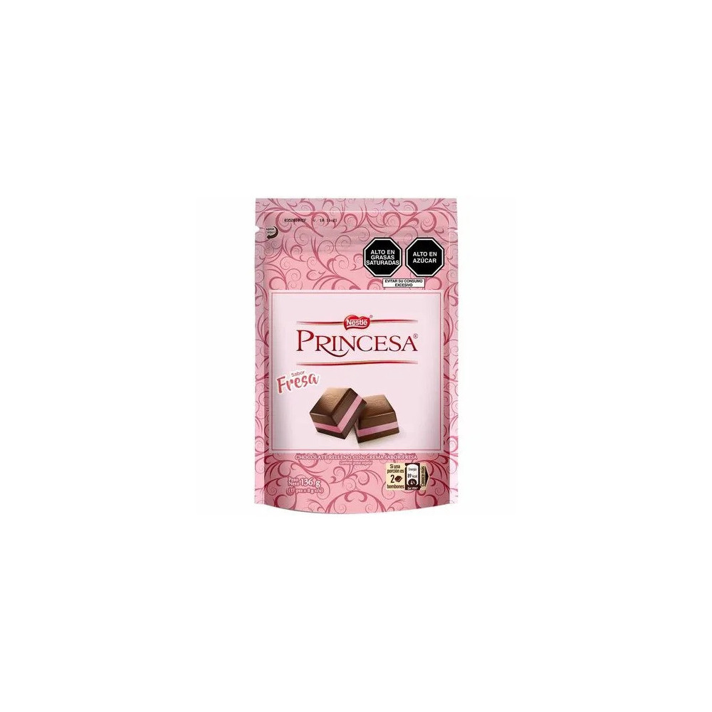 Chocolate PRINCESA Fresa Doypack 136g