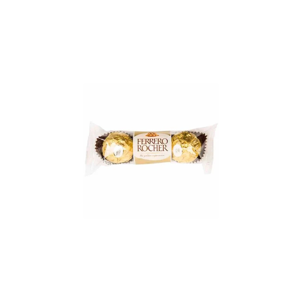 Bombones FERRERO ROCHER Chocolate y Avellanas Paquete 3unidades