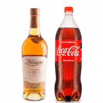COMBO 25 Ron Zacapa Ambar 12 años 750ml + Coca cola 1.5L