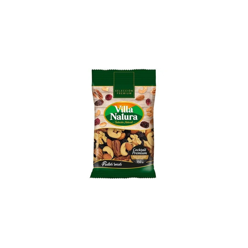 Frutos Secos VILLA NATURA Cocktail Premium Bolsa 150g Frutos Secos VILLA NATURA Cocktail Premium Bolsa 150g
